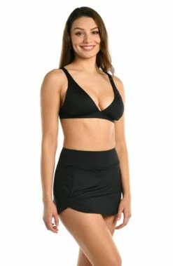 Island Goddess Skort Bottom - Black -Lablanca Sales Shop LB4ZZ33 BLK S 2