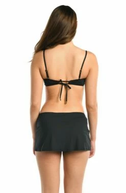 Island Goddess Asymmetrical Skirted Bottom - Black -Lablanca Sales Shop LB4ZZ92 BLK B 1