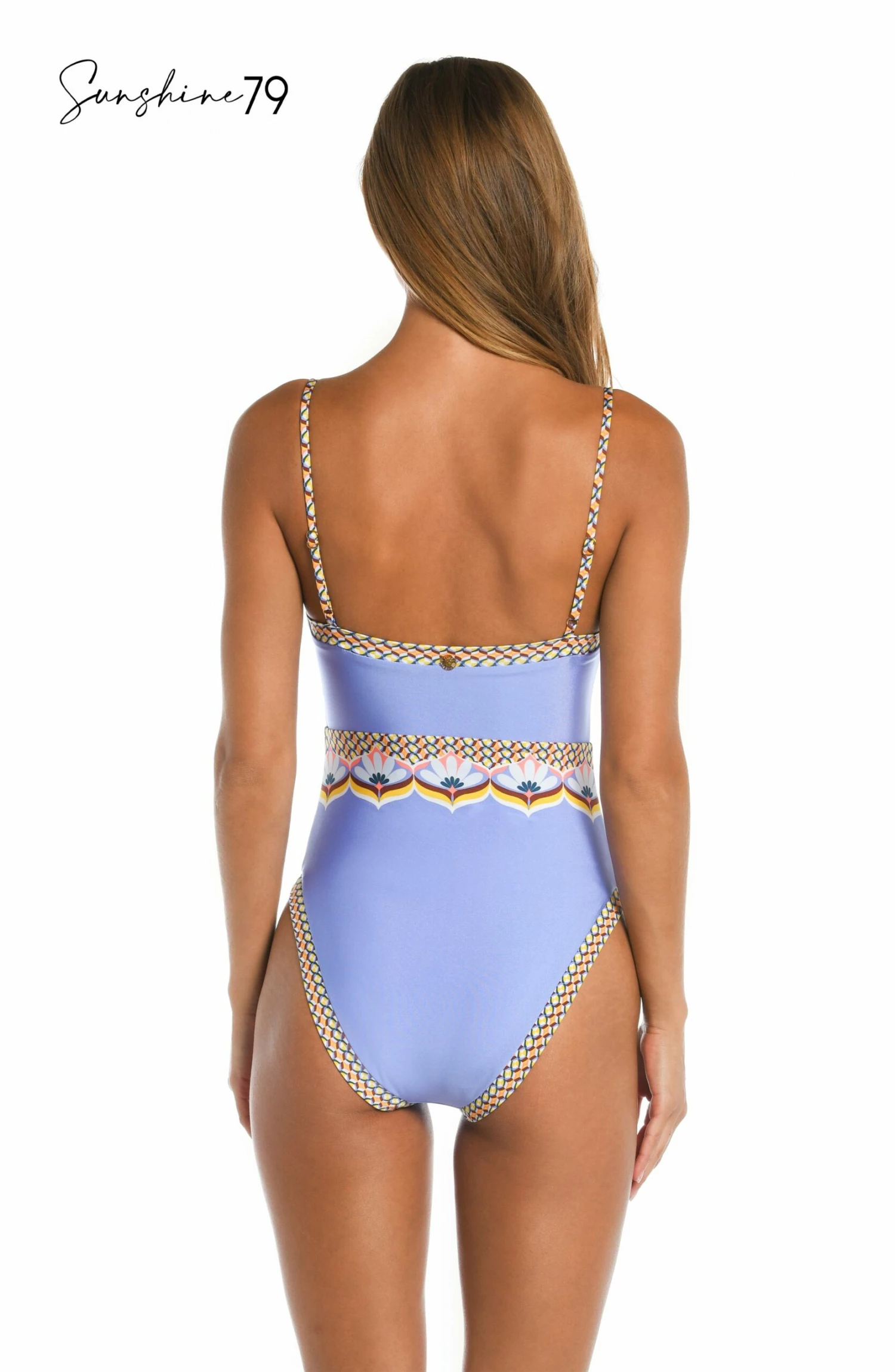 Sunshine 79 Deco Daisy Over-The-Shoulder One Piece 4 Sunshine 79 Deco Daisy Over-The-Shoulder One Piece - Image 2