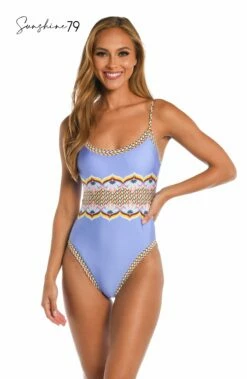 Sunshine 79 Deco Daisy Over-The-Shoulder One Piece