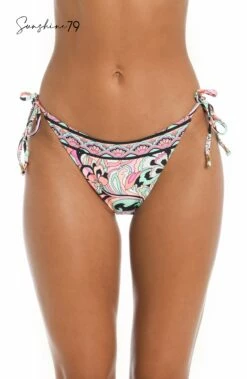 Sunshine 79 Paisley Party String Tie-Side Hipster Bottom