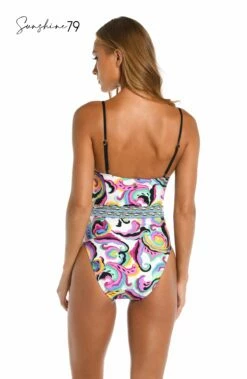 Sunshine 79 Psychedelia Over-The-Shoulder One Piece -Lablanca Sales Shop SN3AK10 MLT B 1 Logo