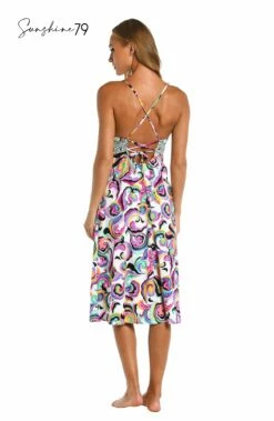 Sunshine 79 Psychedelia Midi Dress Cover Up -Lablanca Sales Shop SN3AK35 MLT B 2 Logo