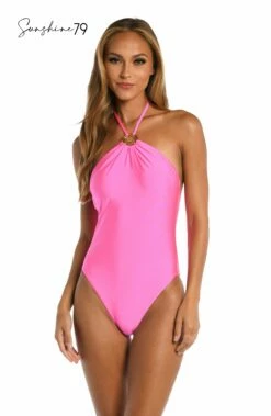 Sunshine 79 Gypset Solids High-Neck One Piece