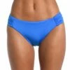 Sunshine 79 Gypset Solids Side Shirred Hipster Bottom - Pacific Blue