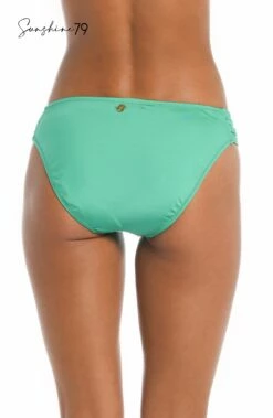 Sunshine 79 Gypset Solids Side Shirred Hipster Bottom - Seagreen 6 Sunshine 79 Gypset Solids Side Shirred Hipster Bottom - Seagreen -Lablanca Sales Shop SN3AM90 SEG B 1 logo