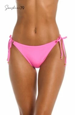 Sunshine 79 Gypset Solids String Tie-Side Hipster Bottom