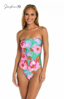Sunshine 79 Summer Of Love Bandeau One Piece -Lablanca Sales Shop SN3AX11 MLT F 2 logo