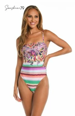 Sunshine 79 Flora Festival Bandeau One Piece
