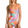 Sunshine 79 Trippy Tropics Bandeau One Piece -Lablanca Sales Shop SN4HA07 MLT F 1 Logo