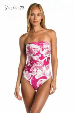 Sunshine 79 Boho Blooms Bandeau One Piece -Lablanca Sales Shop SN4HD11 FUS F 2 Logo