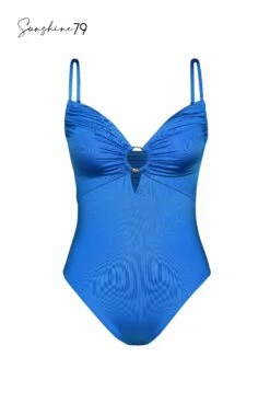 Sunshine 79 Gypset Solids Over The Shoulder Keyhole One Piece - Pacific Blue 8 Sunshine 79 Gypset Solids Over The Shoulder Keyhole One Piece - Pacific Blue -Lablanca Sales Shop SN4HF10 PCB 3D Logo