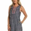24th & Ocean Alexandria Tile Shift Dress Cover Up -Lablanca Sales Shop TF3DE04 MID F 1 Logo