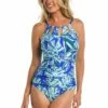 24th & Ocean West Palms High Neck Cutout One Piece 2 24th & Ocean West Palms High Neck Cutout One Piece -Lablanca Sales Shop TF3DG17 SAP F 1 Logo