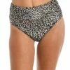 24th & Ocean Wild Instincts High Waist Bottom -Lablanca Sales Shop TF3DH94 BRO F 1 Logo