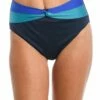 24th & Ocean Colorblock Twist Front High Waist Bottom -Lablanca Sales Shop TF3DP16 MID F 1 Logo