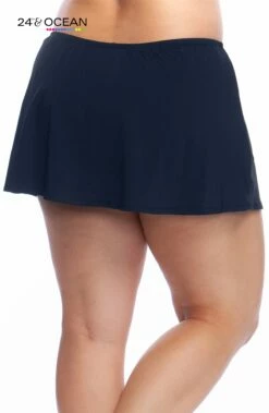 24th & Ocean Solid Skirted Hipster Bottom 9 24th & Ocean Solid Skirted Hipster Bottom -Lablanca Sales Shop TF9G692W MID B logo