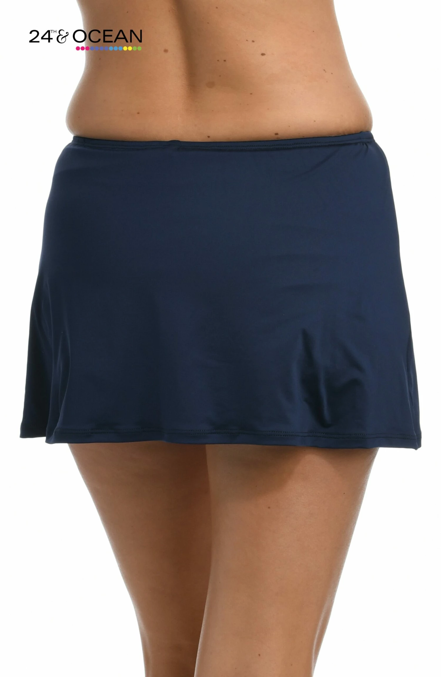 24th & Ocean Solid Skirted Hipster Bottom 4 24th & Ocean Solid Skirted Hipster Bottom - Image 2